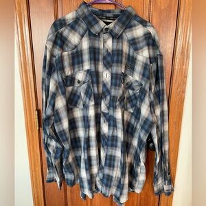 Men’s Harley Davidson plaid shirt
